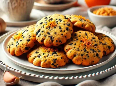 Pastas Navideñas de té al ajo negro y naranja: una receta sorprendente para Navidad